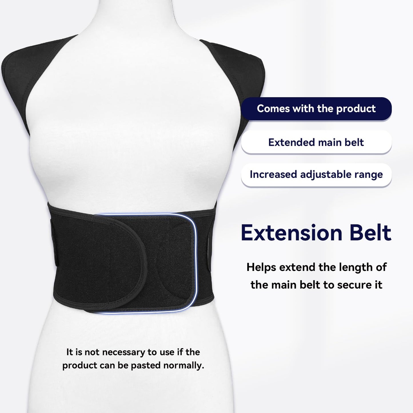 Posture Corrector Belt for Adults & Kids